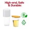 Crystal Clear Round Plastic Disposable Party Cups - 7 oz. (500 Cups)